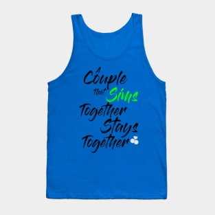 Gamer Couple Tank Top